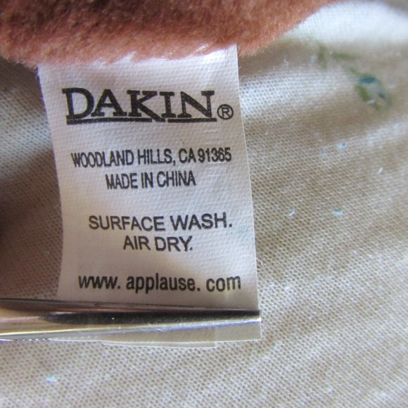 DACHSHUND Dakin 8" long REALISTIC adoring face has beans PLUSH stuffed animal - Picture 9 of 10